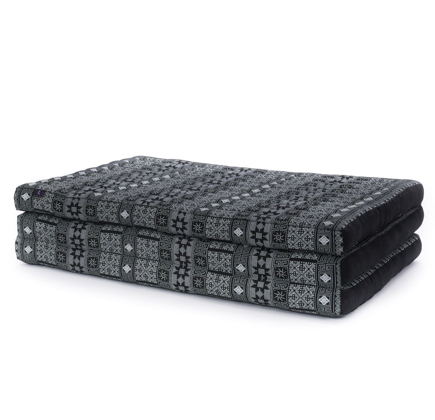 Kapok Folding Mattress – Thick Cotton Padded Guest Bed for Home, Sleeping & Mindfulness Corner, Cbt4 - Black, L: 200x100 cm