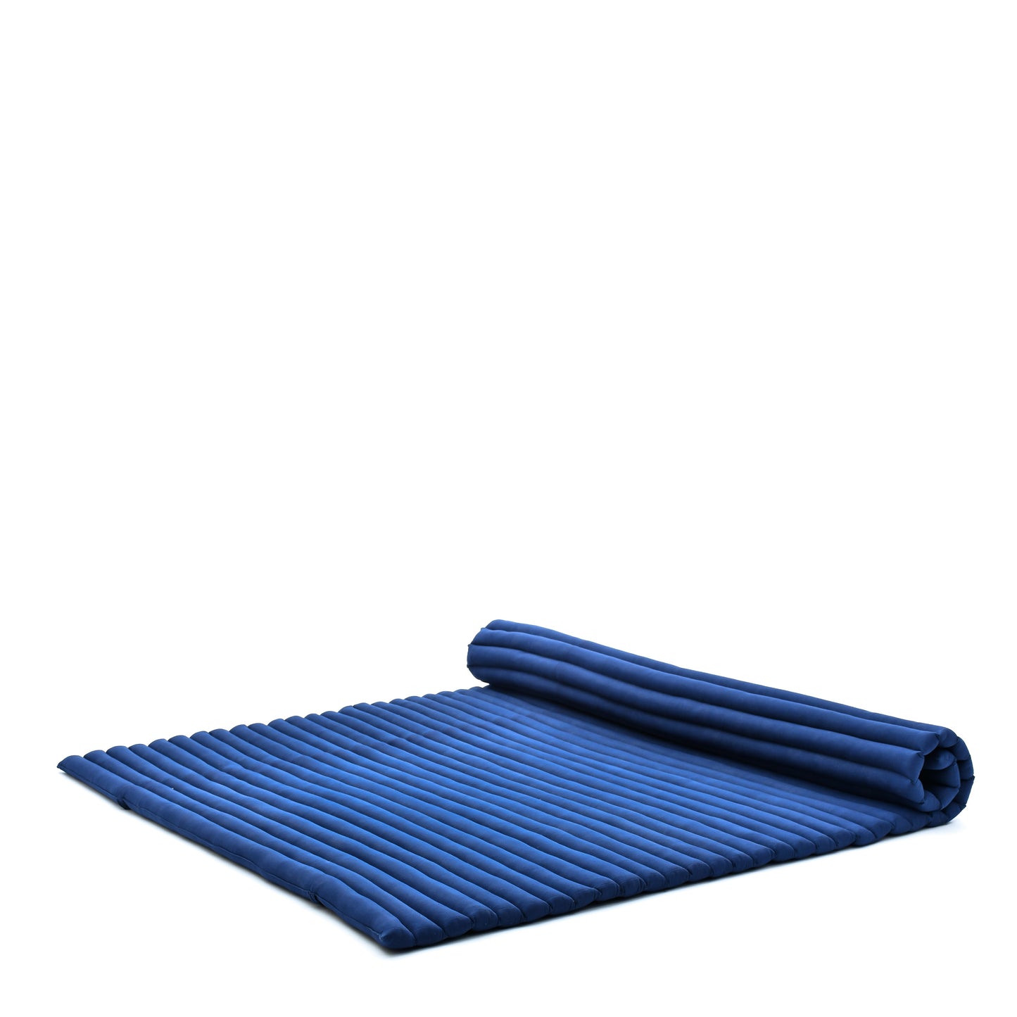 Kapok Roll-Up Mattress – Foldable Sleeping & Relax Mat with Cotton Cover for Home & Outdoor Use, Cl44 - blue, XL: 190x145 cm