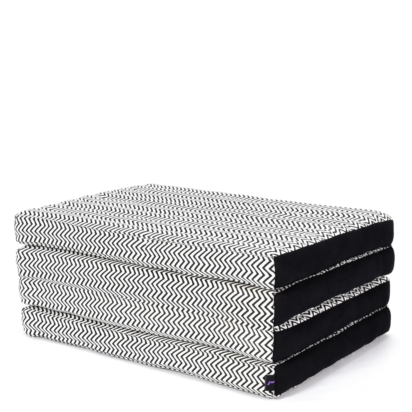 Kapok Folding Mattress – Thick Cotton Padded Guest Bed for Home, Sleeping & Mindfulness Corner, Cbt5 - Black, M: 200x70 cm