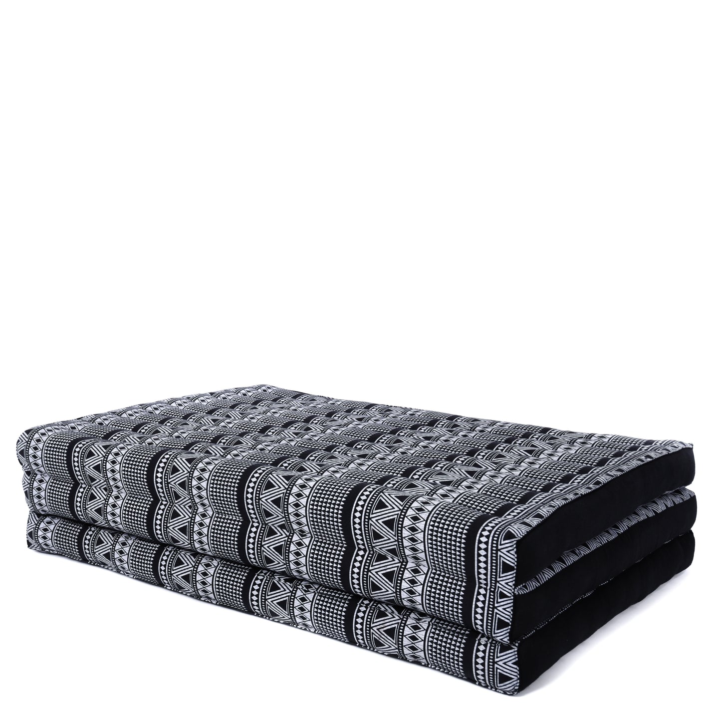 Kapok Folding Mattress – Thick Cotton Padded Guest Bed for Home, Sleeping & Mindfulness Corner, Cbt3 - Black, L: 200x100 cm