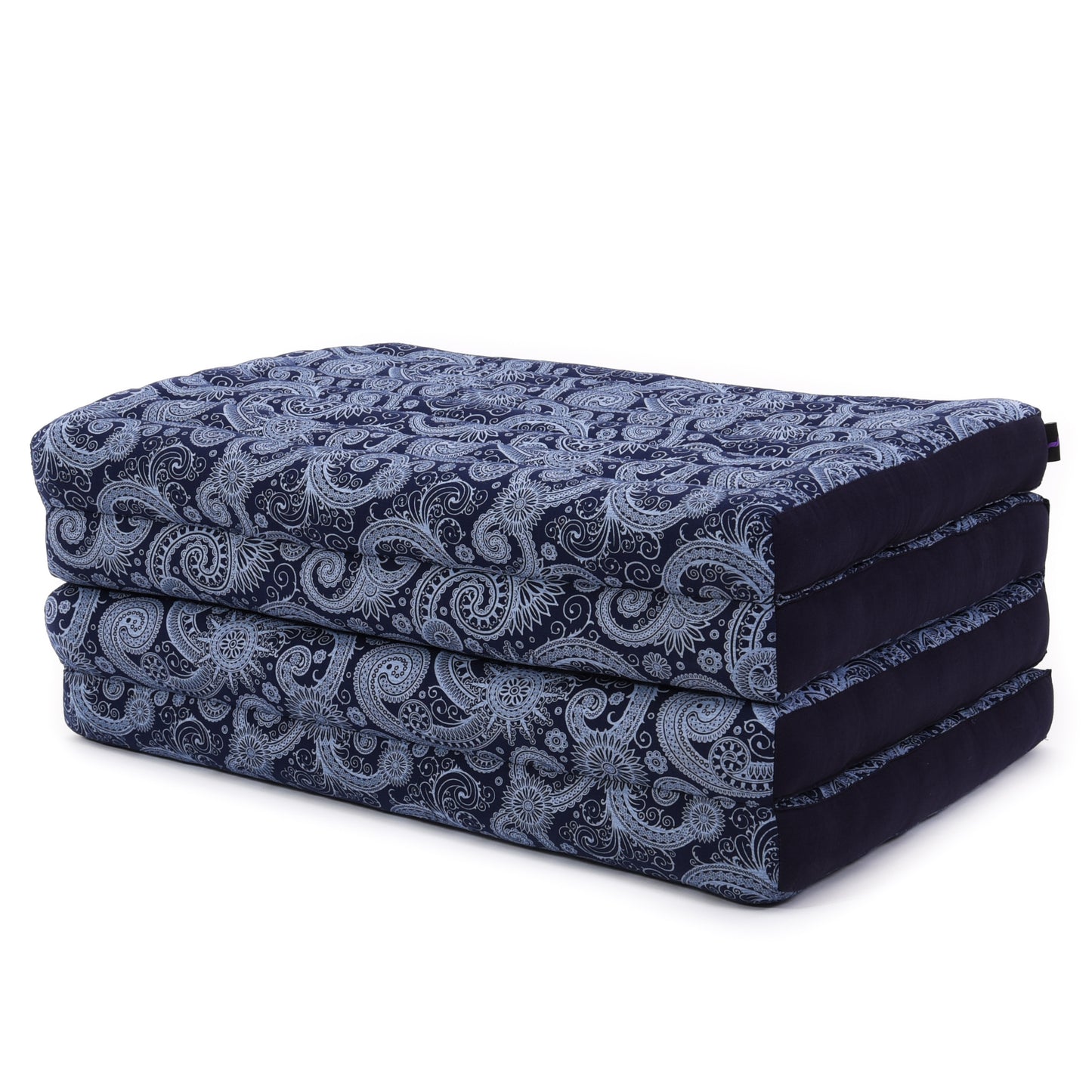 Kapok Folding Mattress – Thick Cotton Padded Guest Bed for Home, Sleeping & Mindfulness Corner, Cbt1 - Blue, M: 200x70 cm