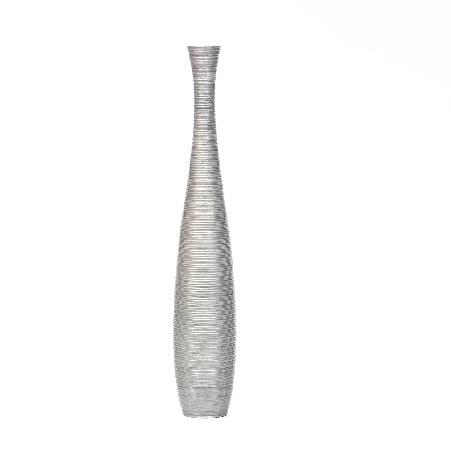 Grande vaso da pavimento in legno di mango – Decorazione artigianale dalla Thailandia