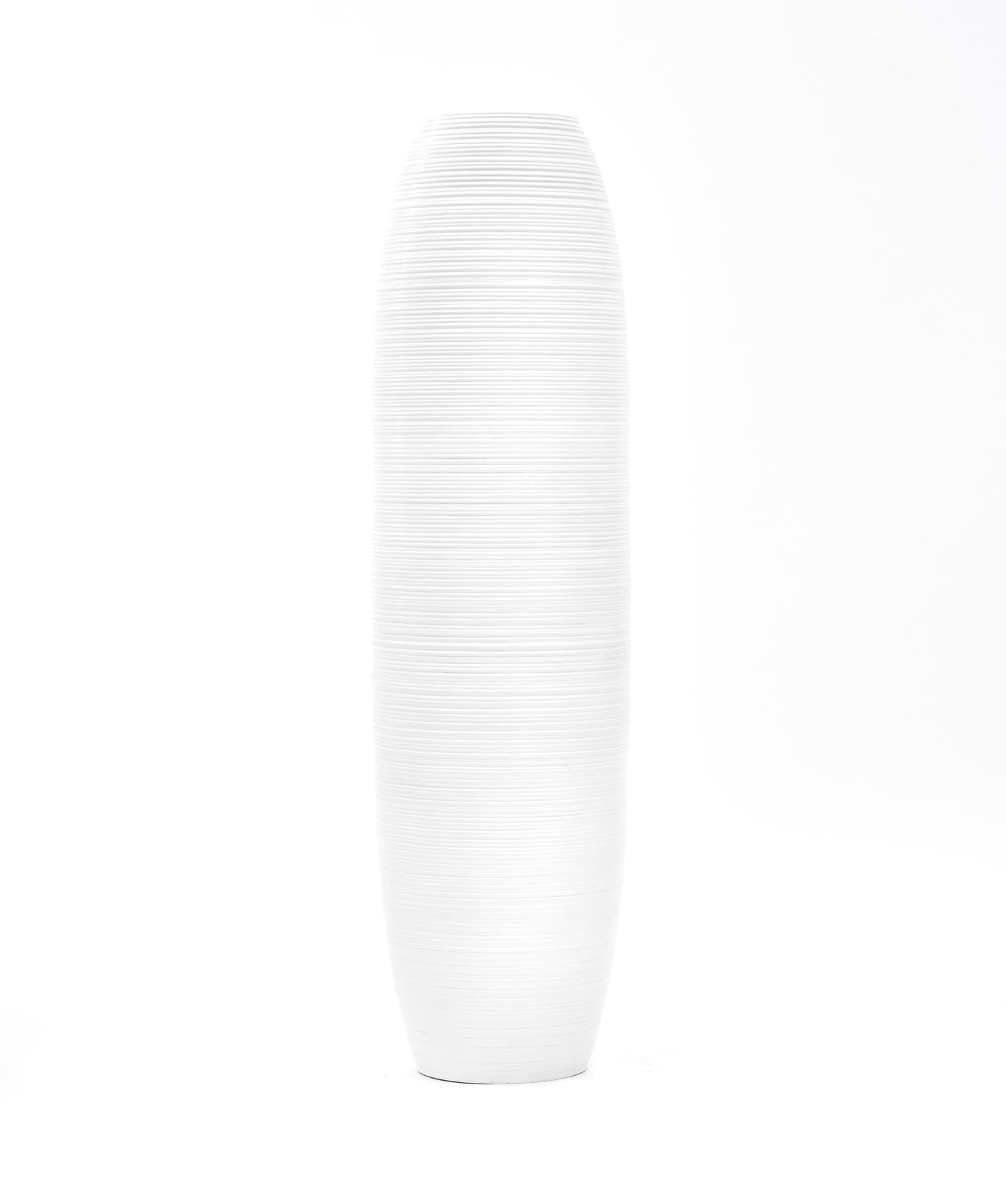 Grande vaso da pavimento in legno di mango – Decorazione artigianale dalla Thailandia