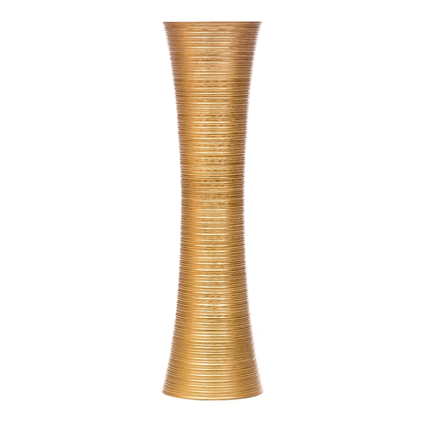 Grande vaso da pavimento in legno di mango – Decorazione artigianale dalla Thailandia