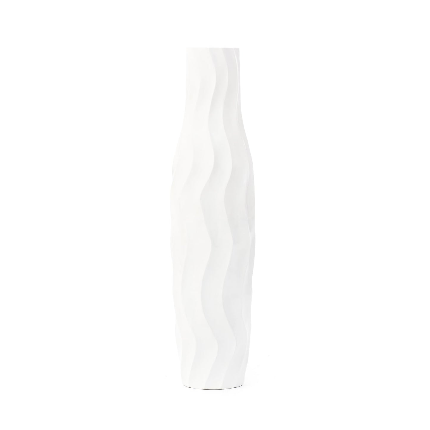 Grande vaso da pavimento in legno di mango – Decorazione artigianale dalla Thailandia