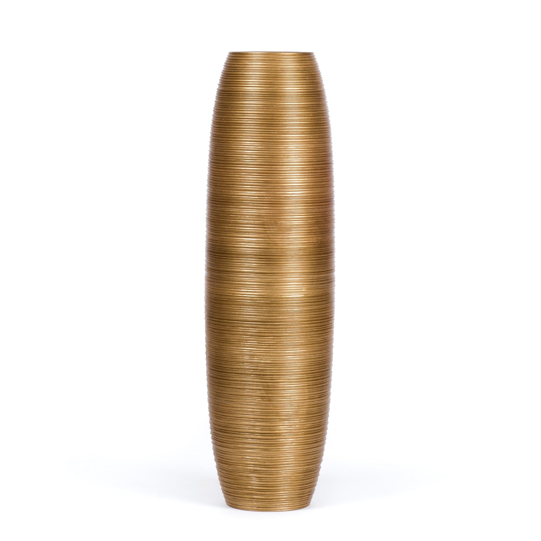 Large Mango Wood Floor Vase – Handcrafted Decorative Highlight from Thailand, 85 cm