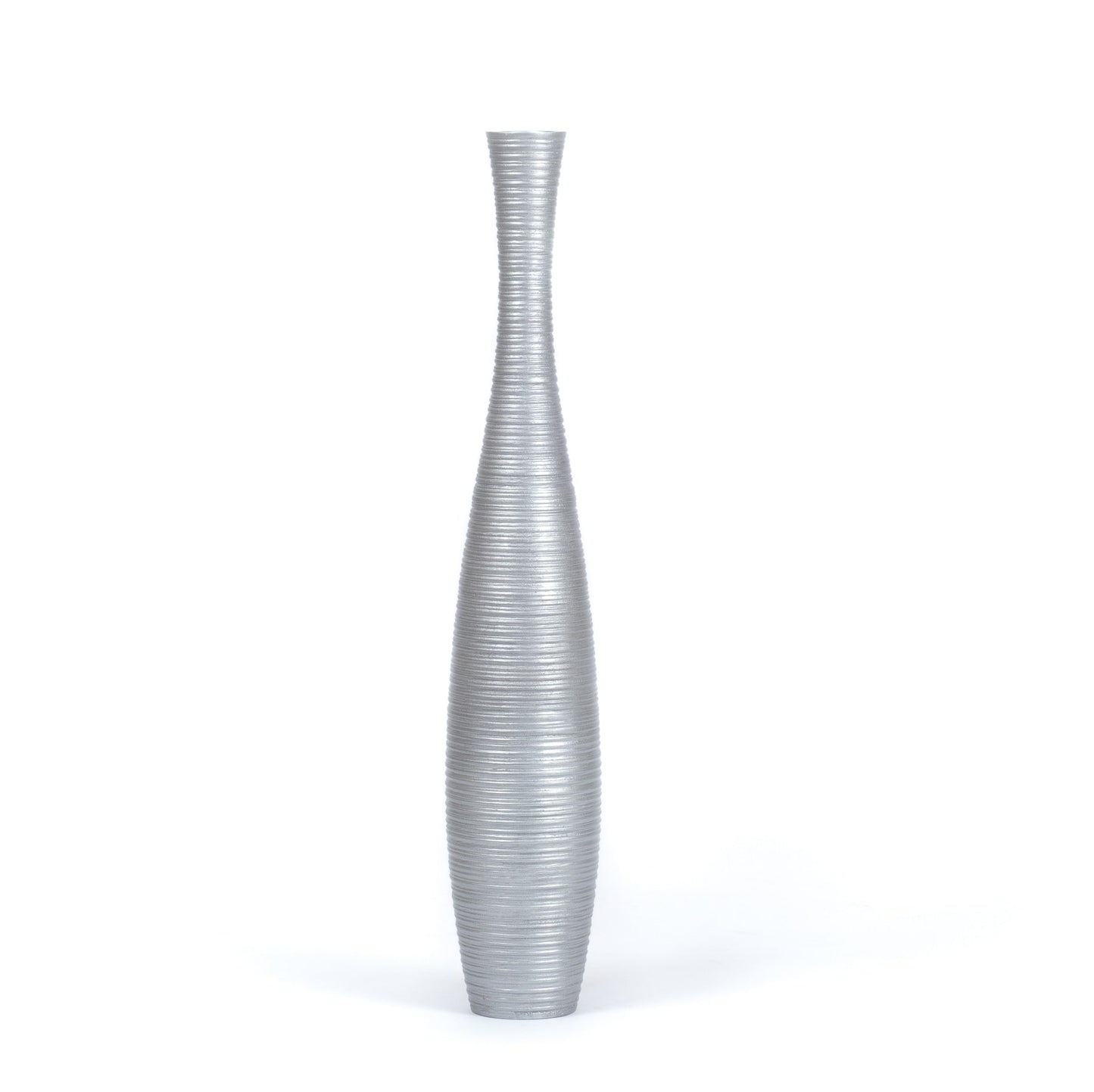 Grande vaso da pavimento in legno di mango – Decorazione artigianale dalla Thailandia