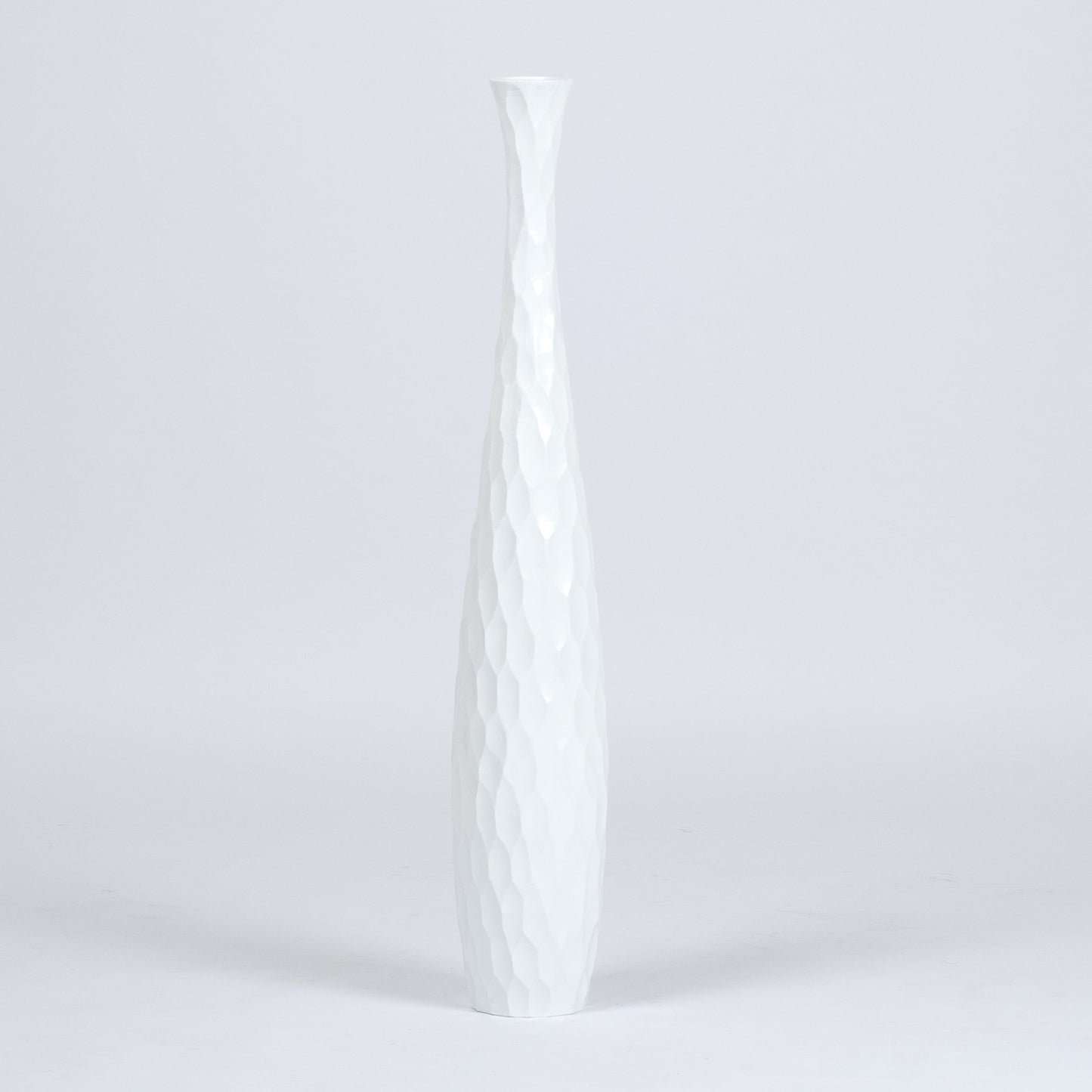 Grande vaso da pavimento in legno di mango – Decorazione artigianale dalla Thailandia