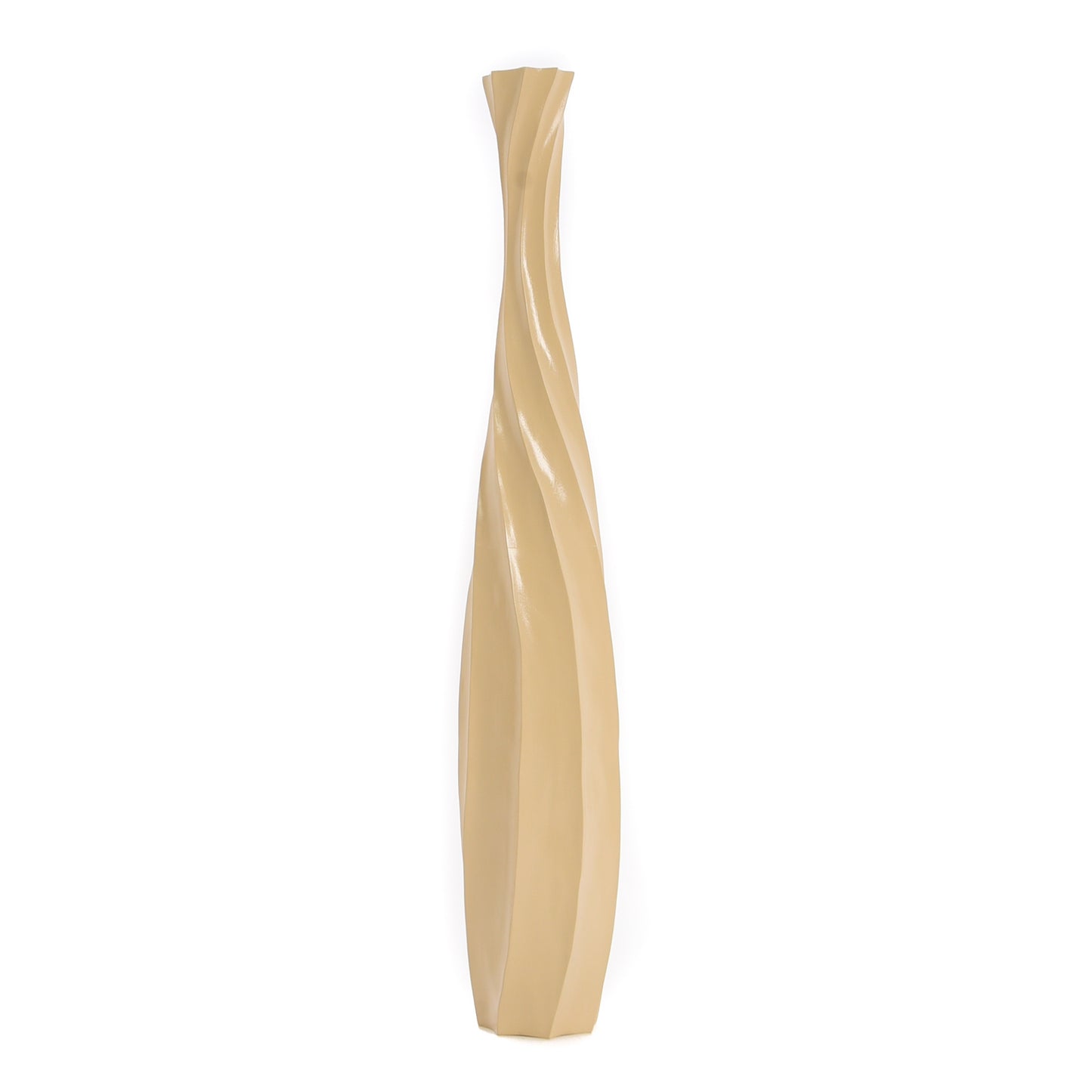 Grande vaso da pavimento in legno di mango – Decorazione artigianale dalla Thailandia