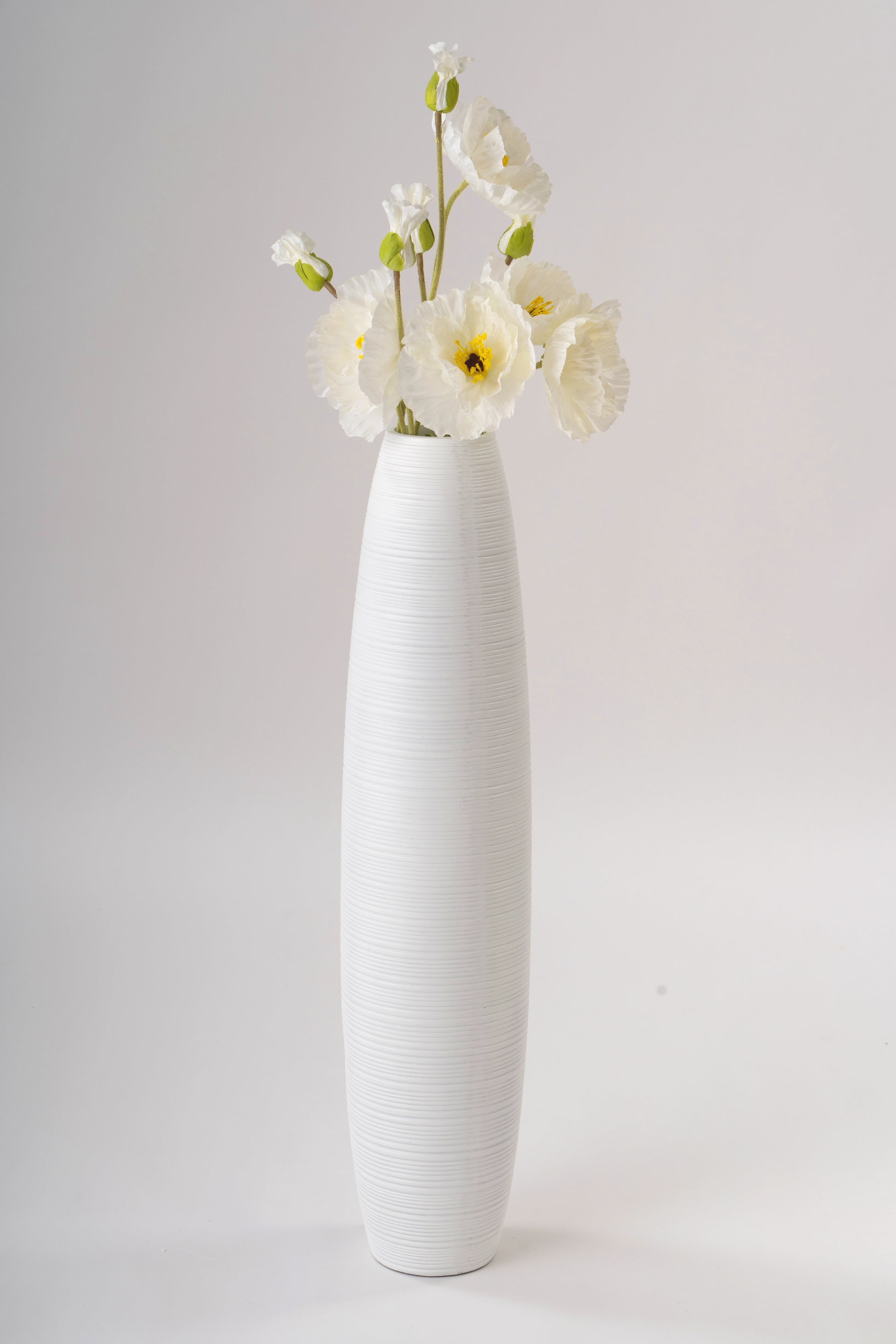 Large Resin Floor Vase – Stylish Waterproof Vase for Fresh & Dried Flowers, 85 cm