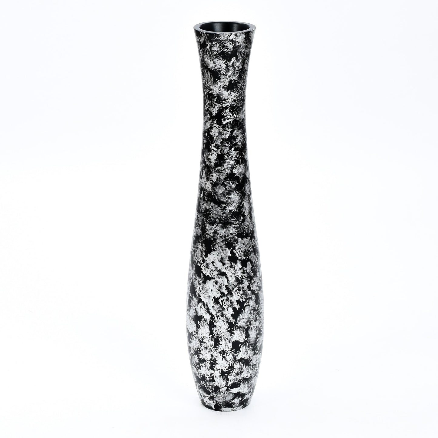 Grande vaso da pavimento in legno di mango – Decorazione artigianale dalla Thailandia