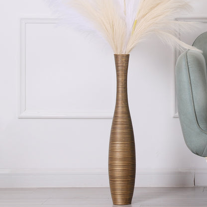 Large Resin Floor Vase – Stylish Waterproof Vase for Fresh & Dried Flowers, 65 cm