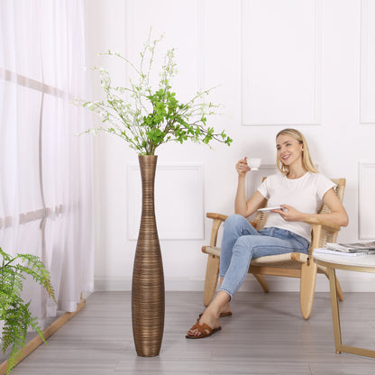 Large Resin Floor Vase – Stylish Waterproof Vase for Fresh & Dried Flowers, 85 cm