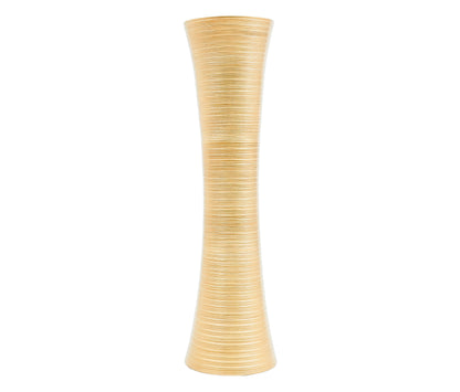 Grande vaso da pavimento in legno di mango – Decorazione artigianale dalla Thailandia