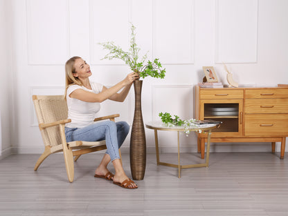 Large Resin Floor Vase – Stylish Waterproof Vase for Fresh & Dried Flowers, 85 cm