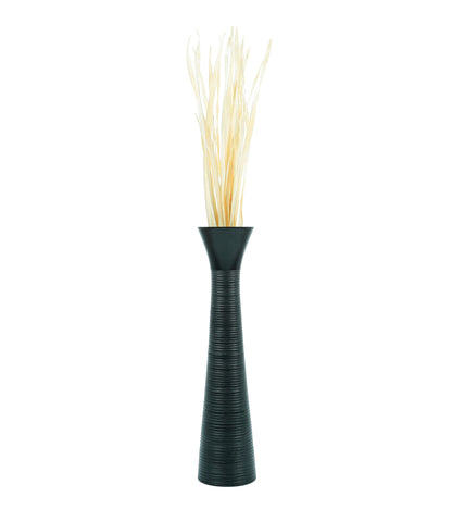 Large Mango Wood Floor Vase – Handcrafted Decorative Highlight from Thailand, 85 cm