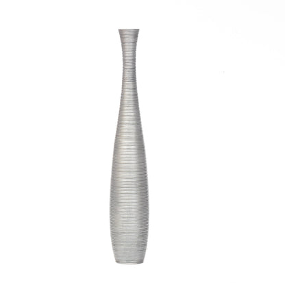 Grande vaso da pavimento in legno di mango – Decorazione artigianale dalla Thailandia