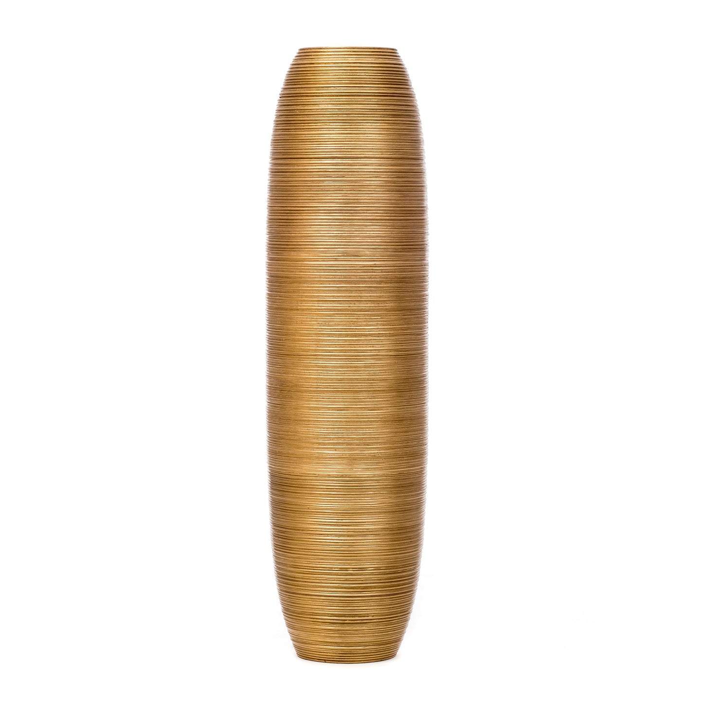 Grande vaso da pavimento in legno di mango – Decorazione artigianale dalla Thailandia