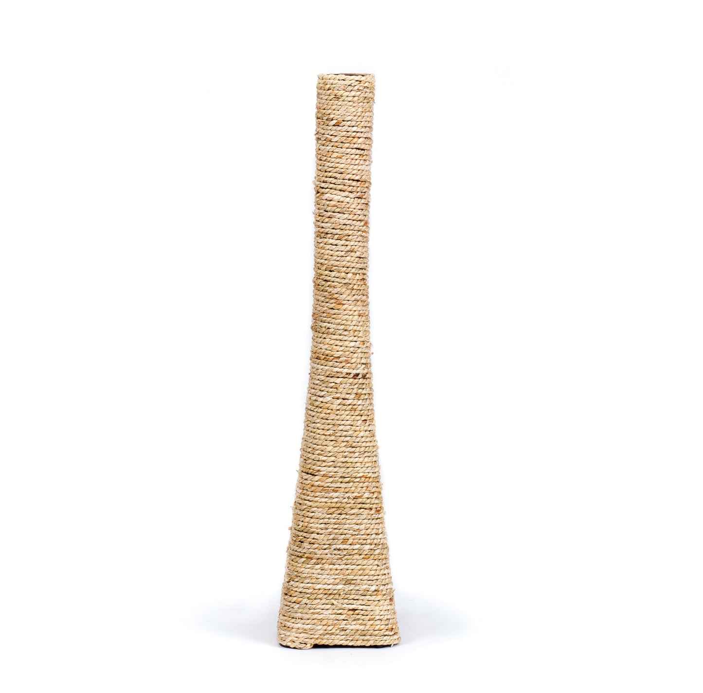 Large & Tall Floor Vase Made of Water Hyacinth and Bamboo – Handwoven Decorative Stand Vase for Dried Flowers & Branches, ecru, 70 cm - Modèle 2