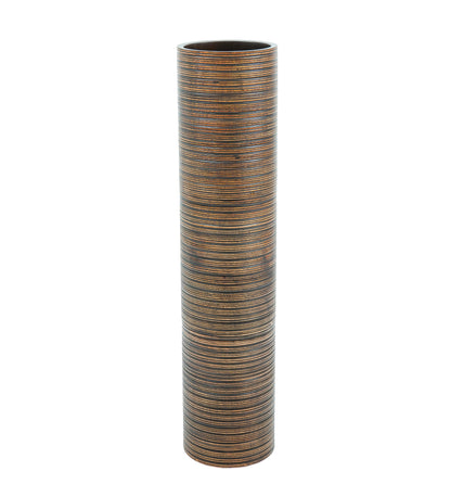 Grande vaso da pavimento in legno di mango – Decorazione artigianale dalla Thailandia