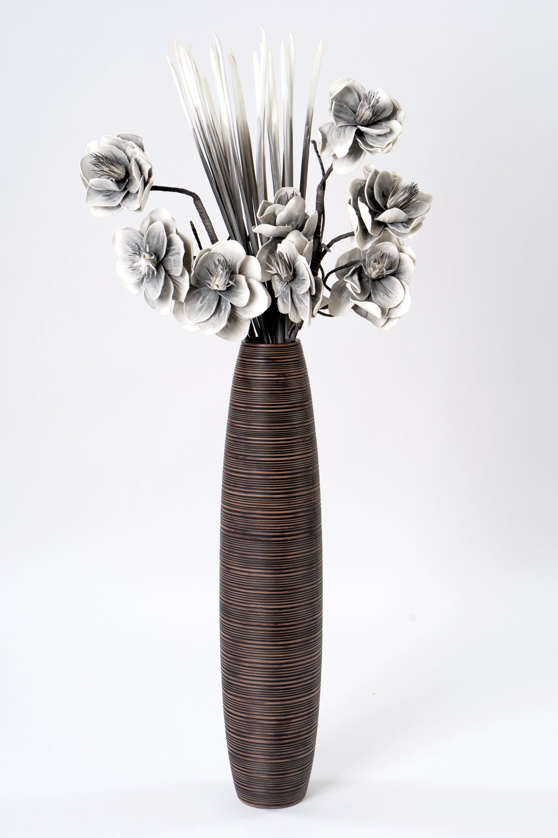 Large Resin Floor Vase – Stylish Waterproof Vase for Fresh & Dried Flowers, 85 cm