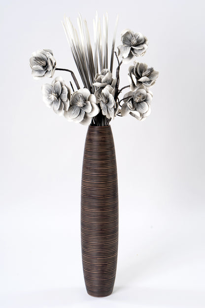 Large Resin Floor Vase – Stylish Waterproof Vase for Fresh & Dried Flowers, 85 cm