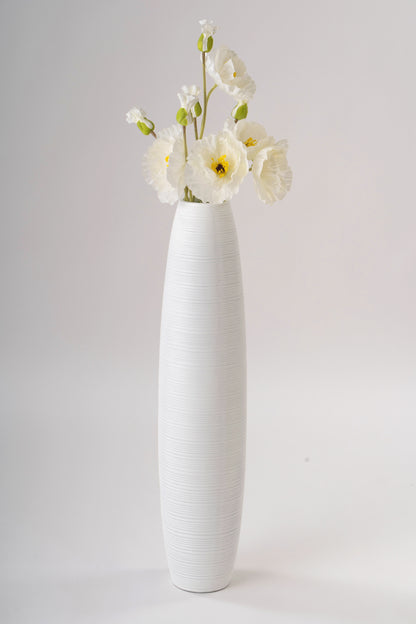 Large Resin Floor Vase – Stylish Waterproof Vase for Fresh & Dried Flowers, 85 cm