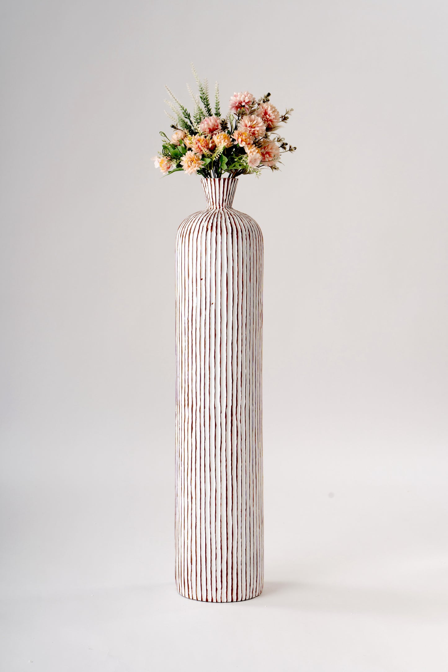 Large Resin Floor Vase – Stylish Waterproof Vase for Fresh & Dried Flowers, 85 cm
