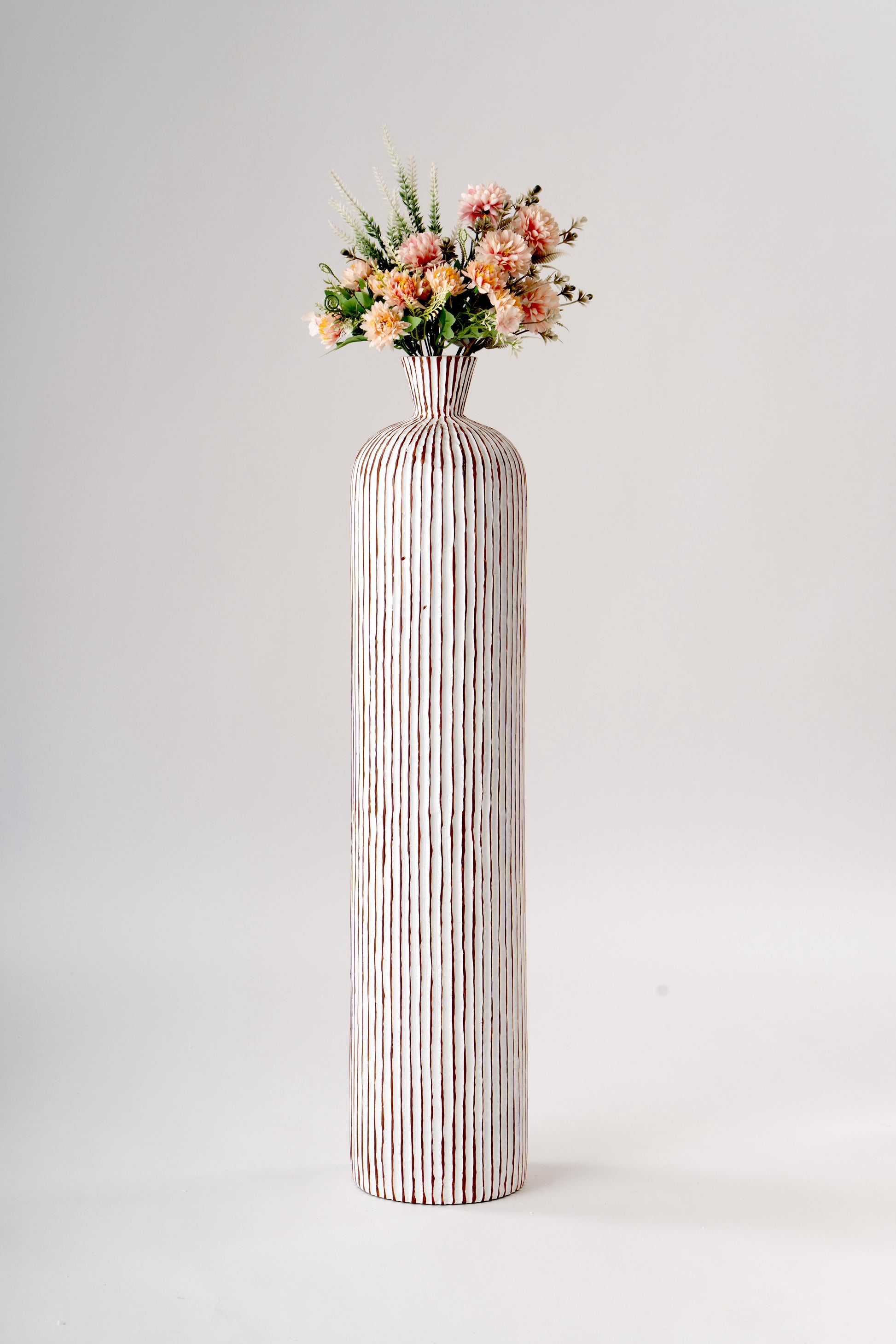 Large Resin Floor Vase – Stylish Waterproof Vase for Fresh & Dried Flowers, 85 cm